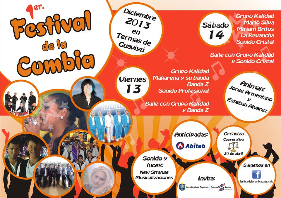 Festival de cumbia en Termas de Guaviyú