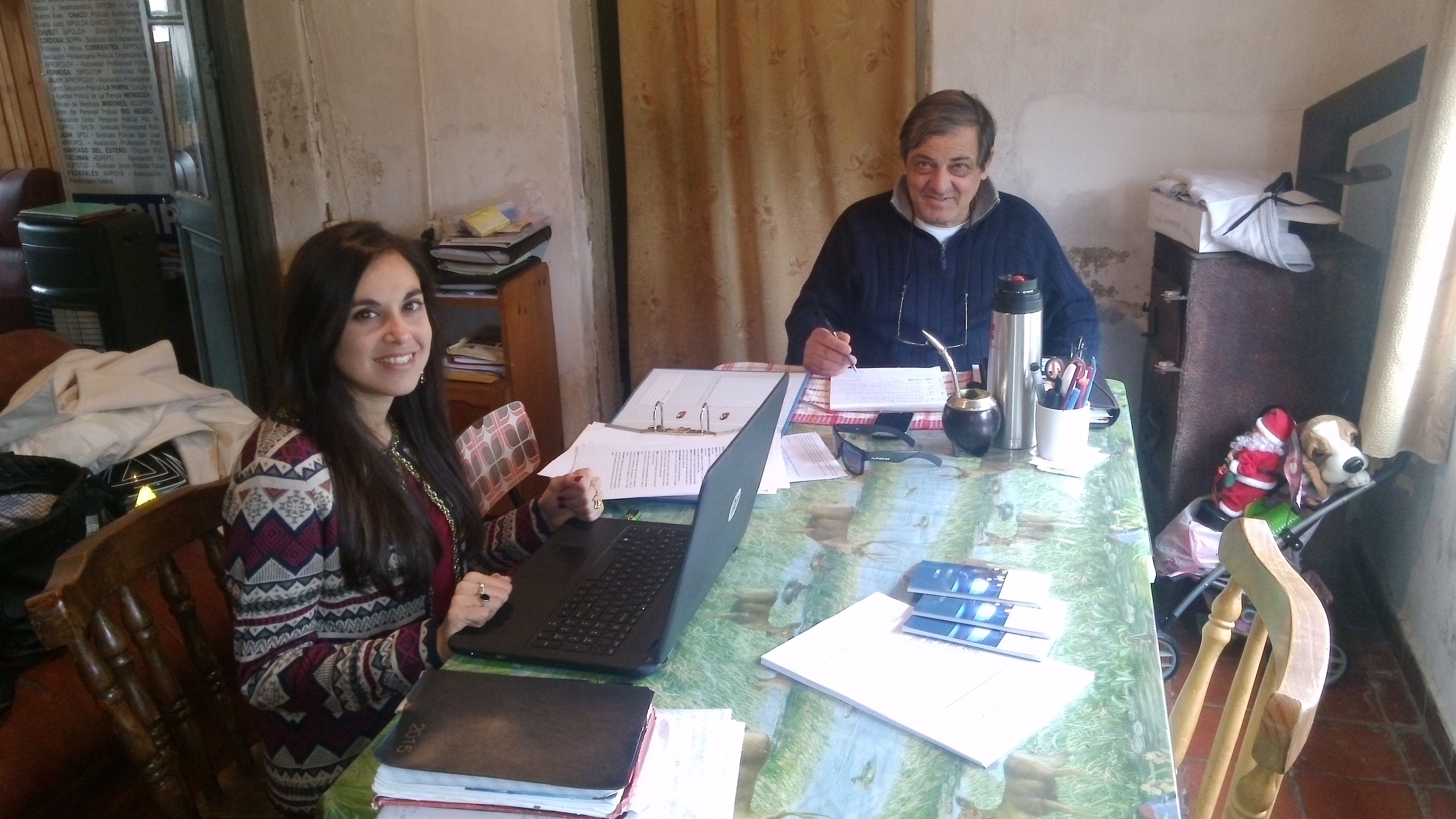 Supu trabajando para tripartita 5/10/15