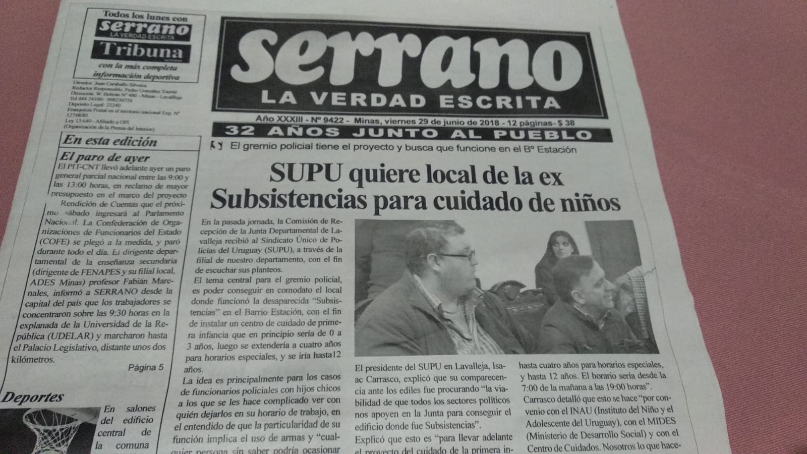 Noticias en Lavalleja