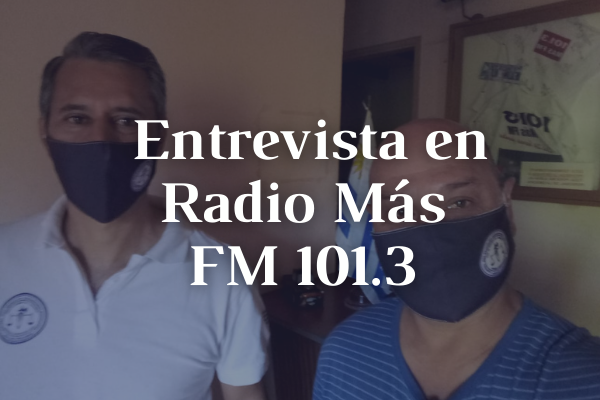 Entrevista en Radio Más 101.3, Paysandú