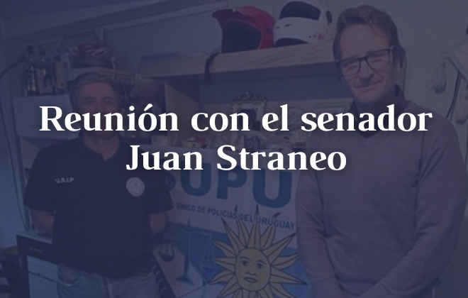 Reunión con el senador Juan Straneo
