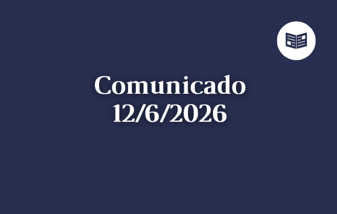 Comunicado 12/6/26