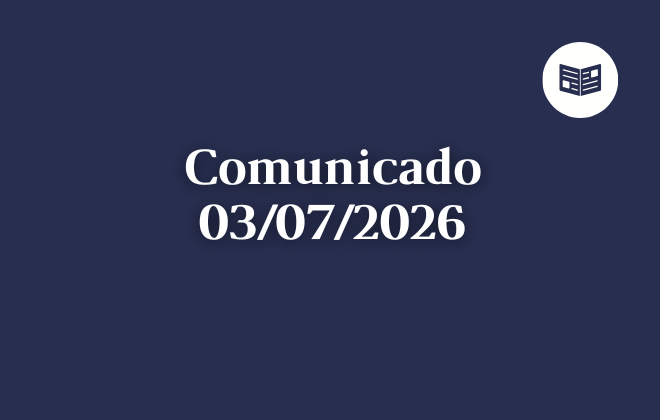 Comunicado 03/07/26