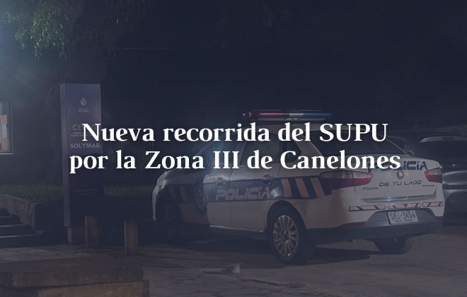 Nueva recorrida del SUPU por la Zona III de Canelones