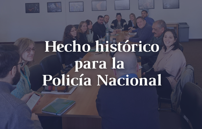 Hecho histórico para la Policía Nacional